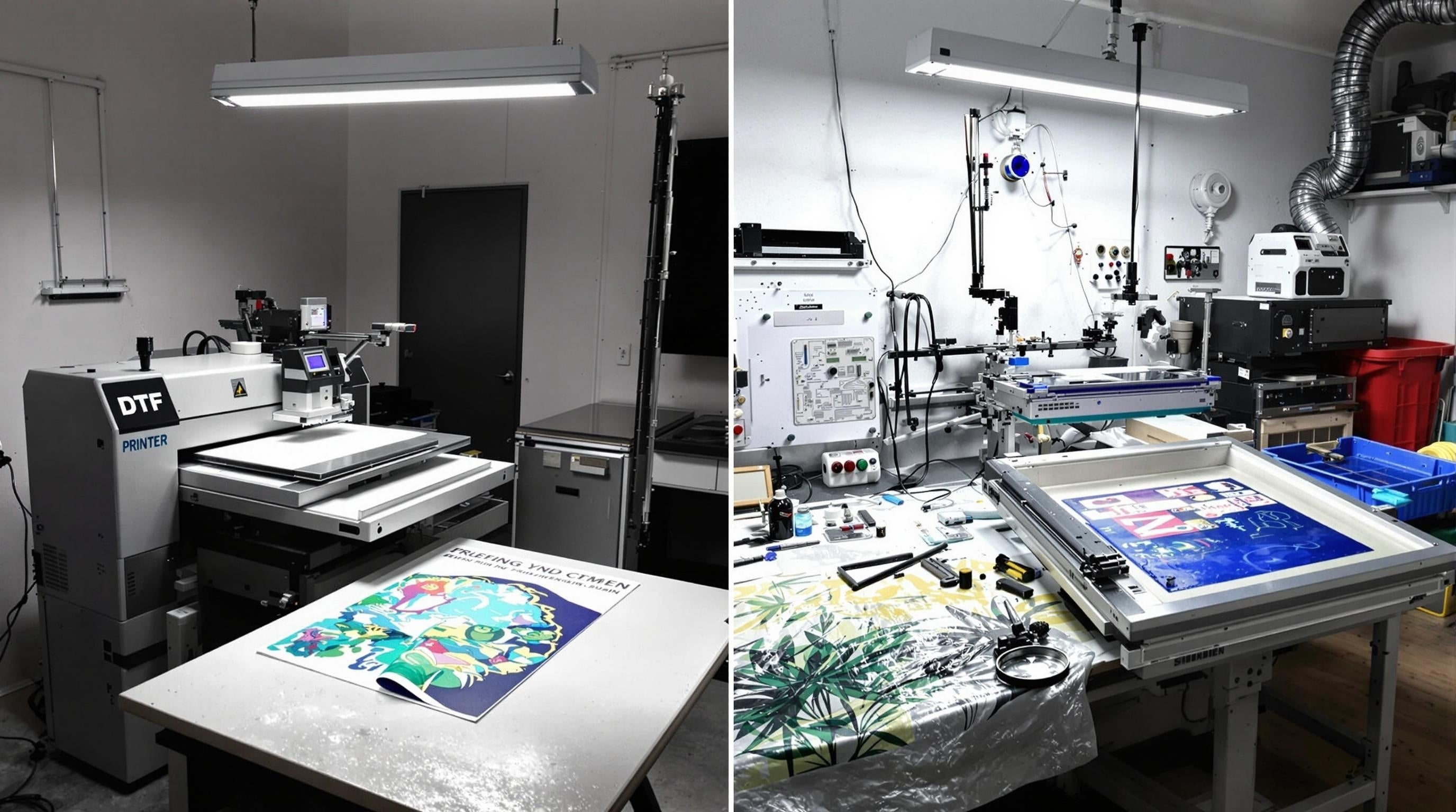 DTF Printing Vs Screen Printing: a Business Comparison