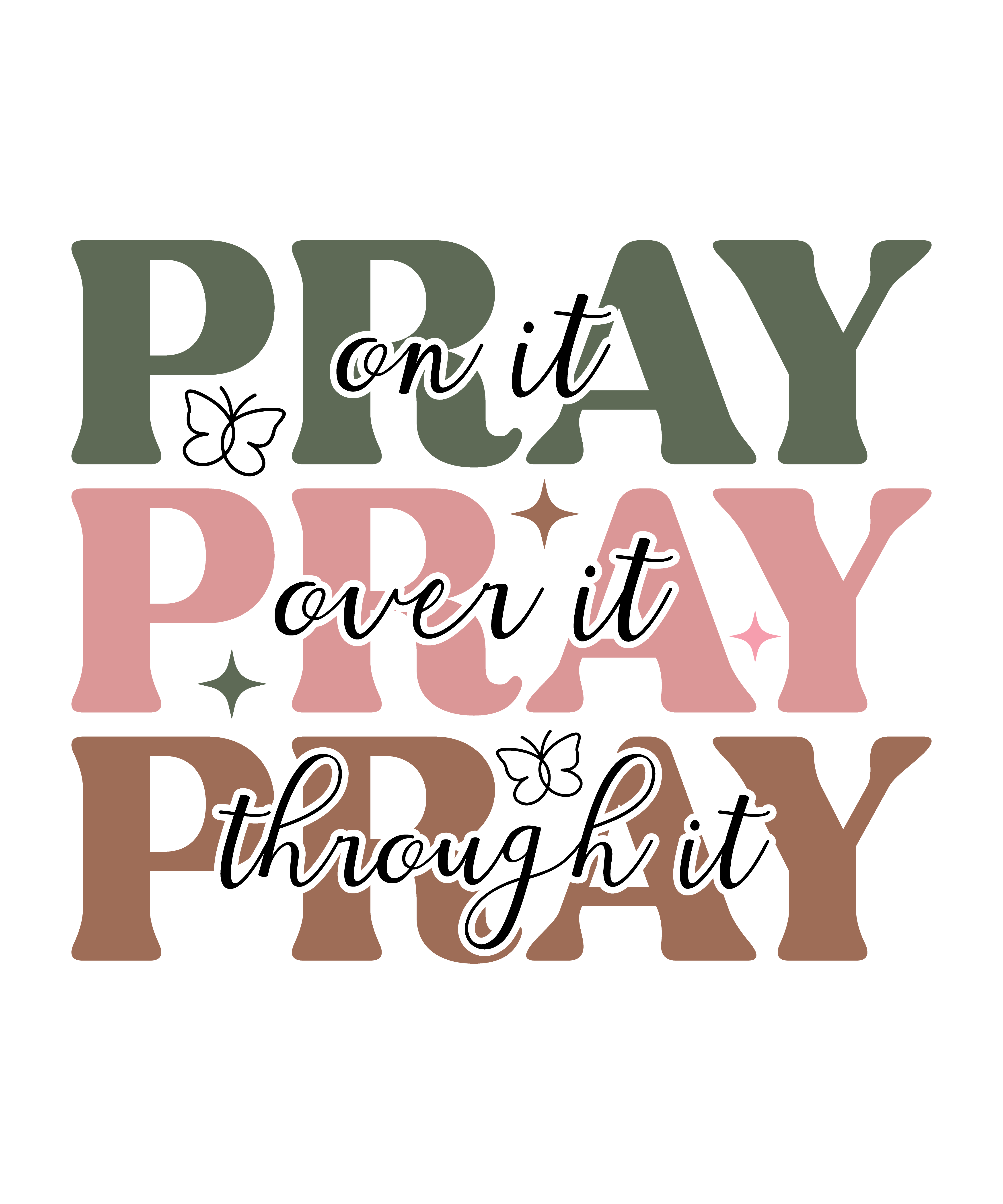 Pray on it DTF