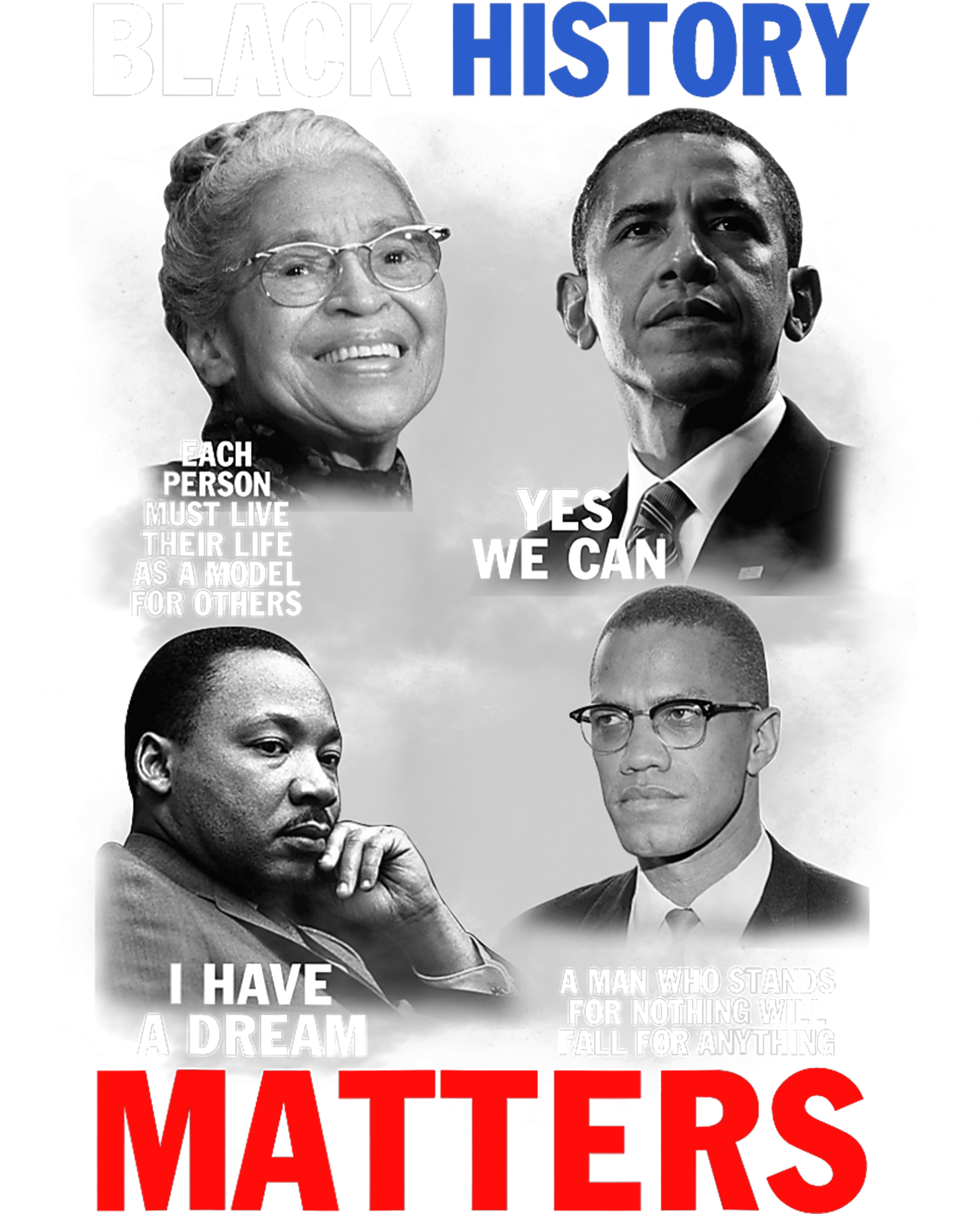Black History Matters DTF Transfers