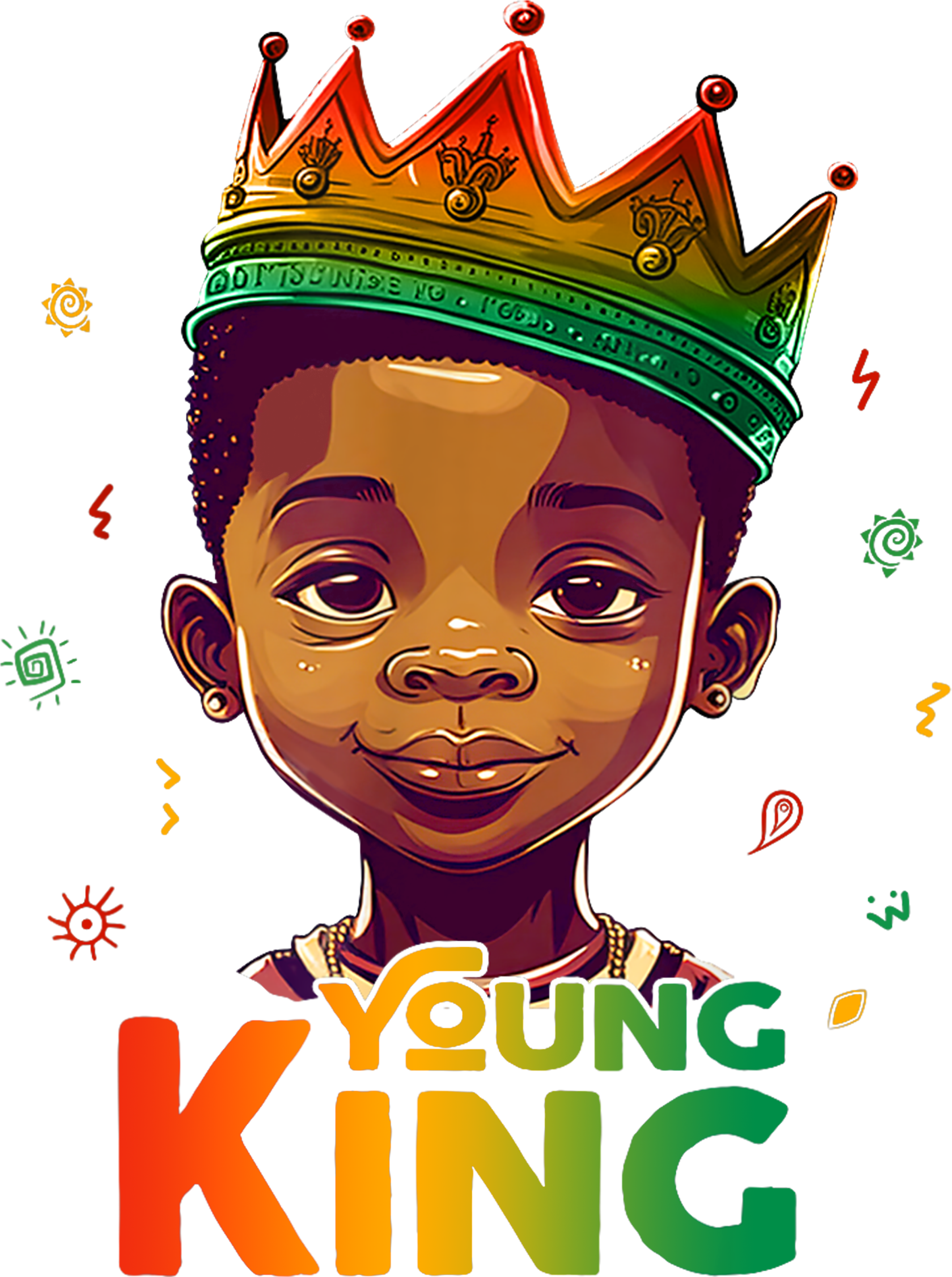Young King DTF Transfers