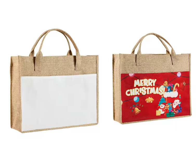 Canvas Sublimation Tote Bag 12" x 12"