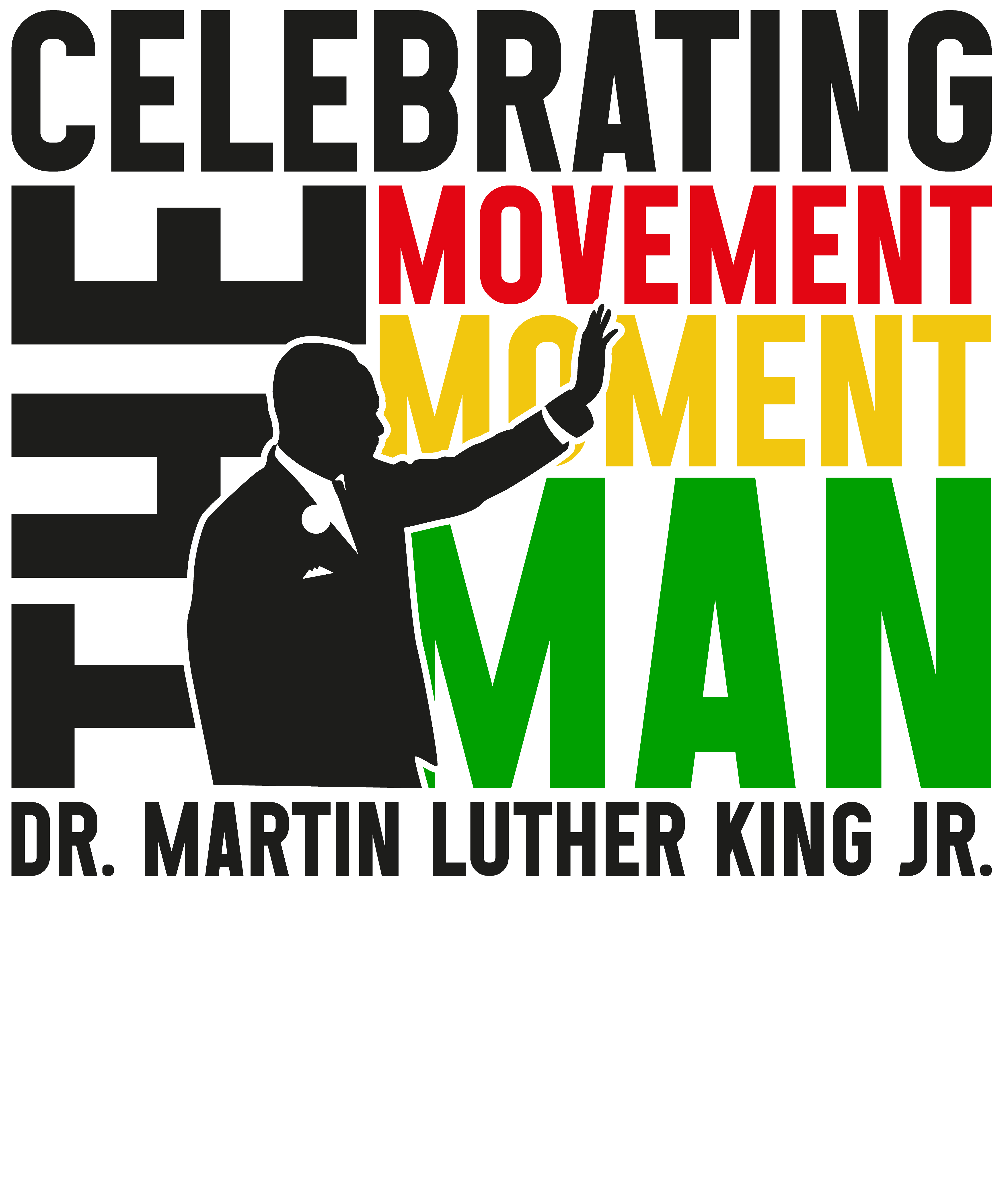 Celebrating The Movement Moment Man DTF Transfers