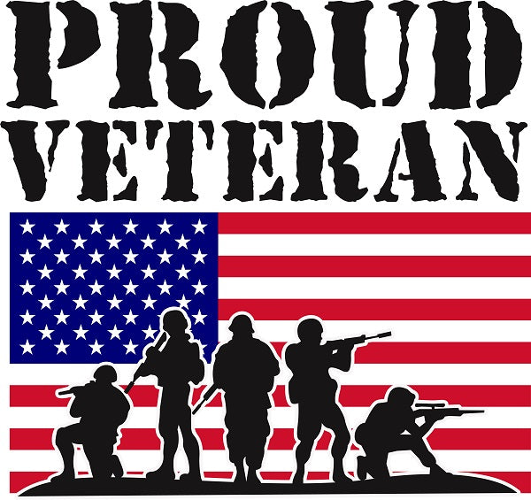 Proud Veteran DTF Transfers