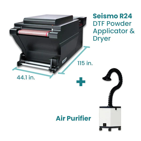 R24 Seismo DTF Powder Shaker with Air Purification - Drop Ship