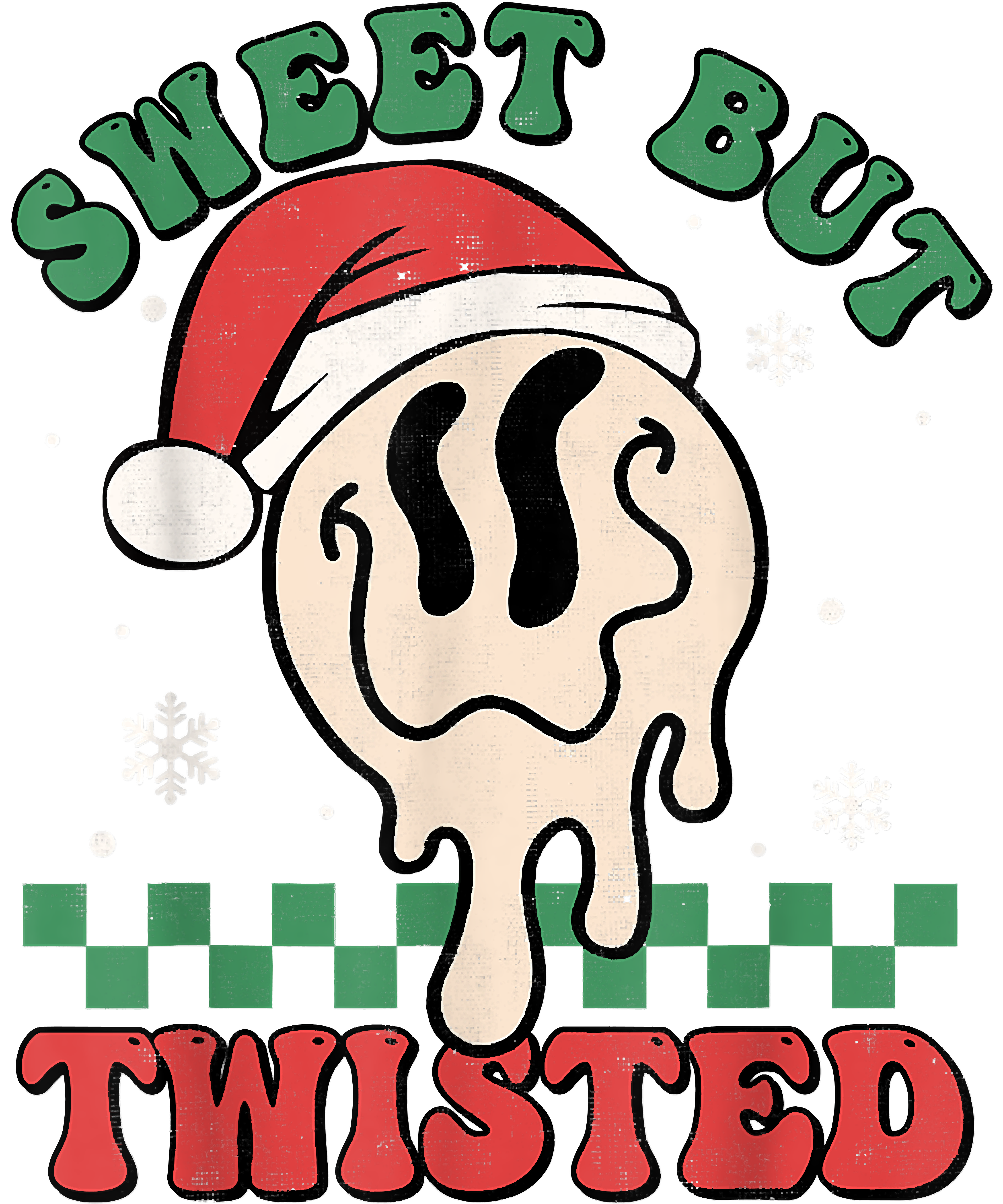 Sweet But Twisted Christmas DTF Transfers