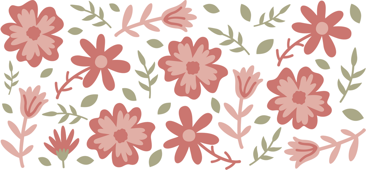 UV DTF Libby Flowers