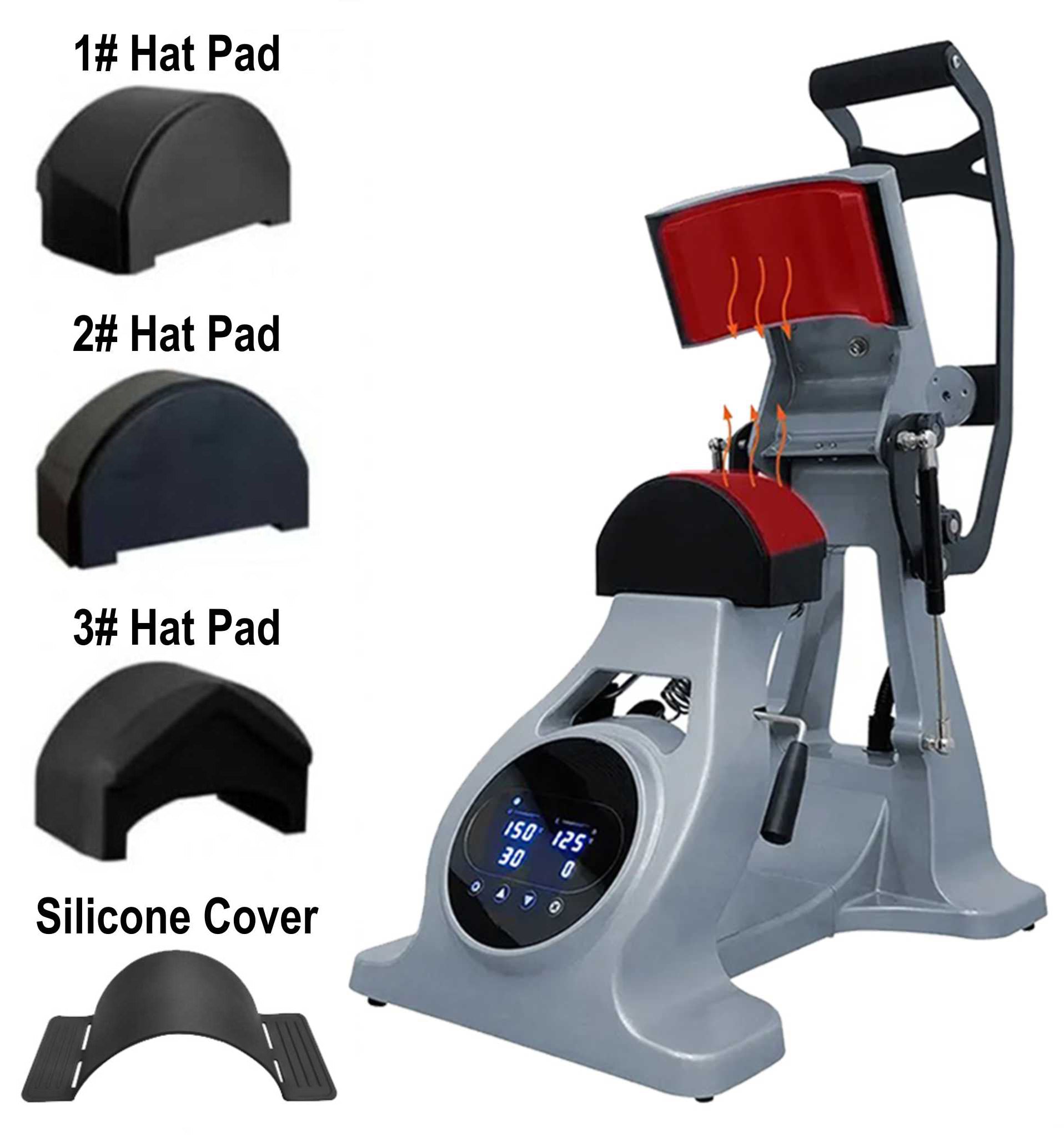 PerfecPress "Ultimate" Top & Bottom Heat Hat/Cap Heat Press w Laser Alignment