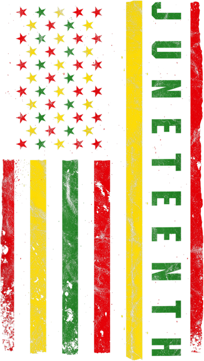 Juneteenth Flag DTF Transfers