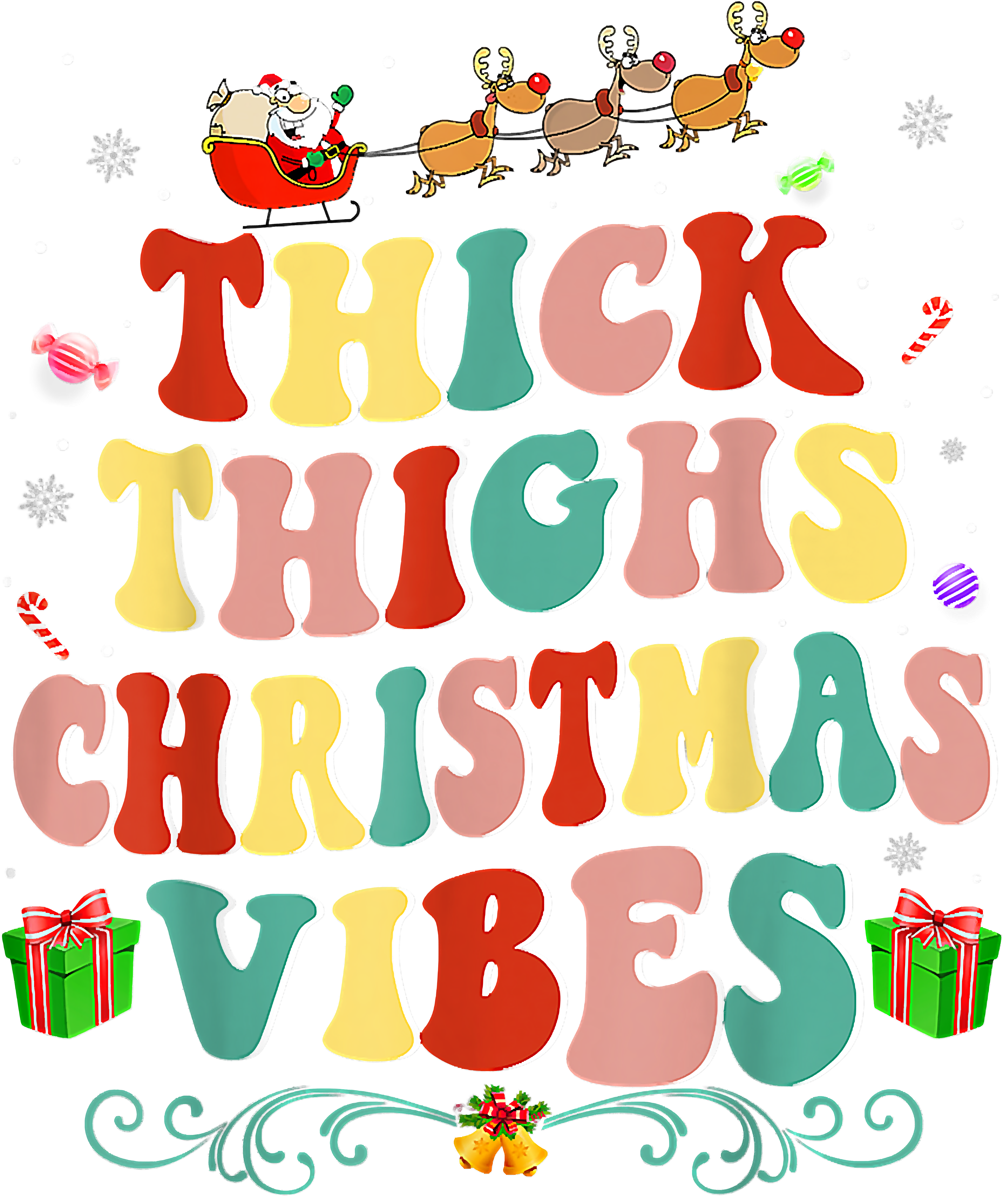 Thick Christmas DTF Transfers
