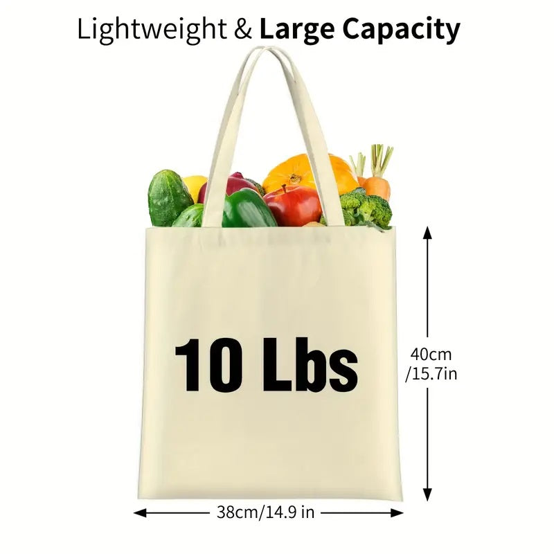 Canvas Sublimation Tote Bag 12" x 12"