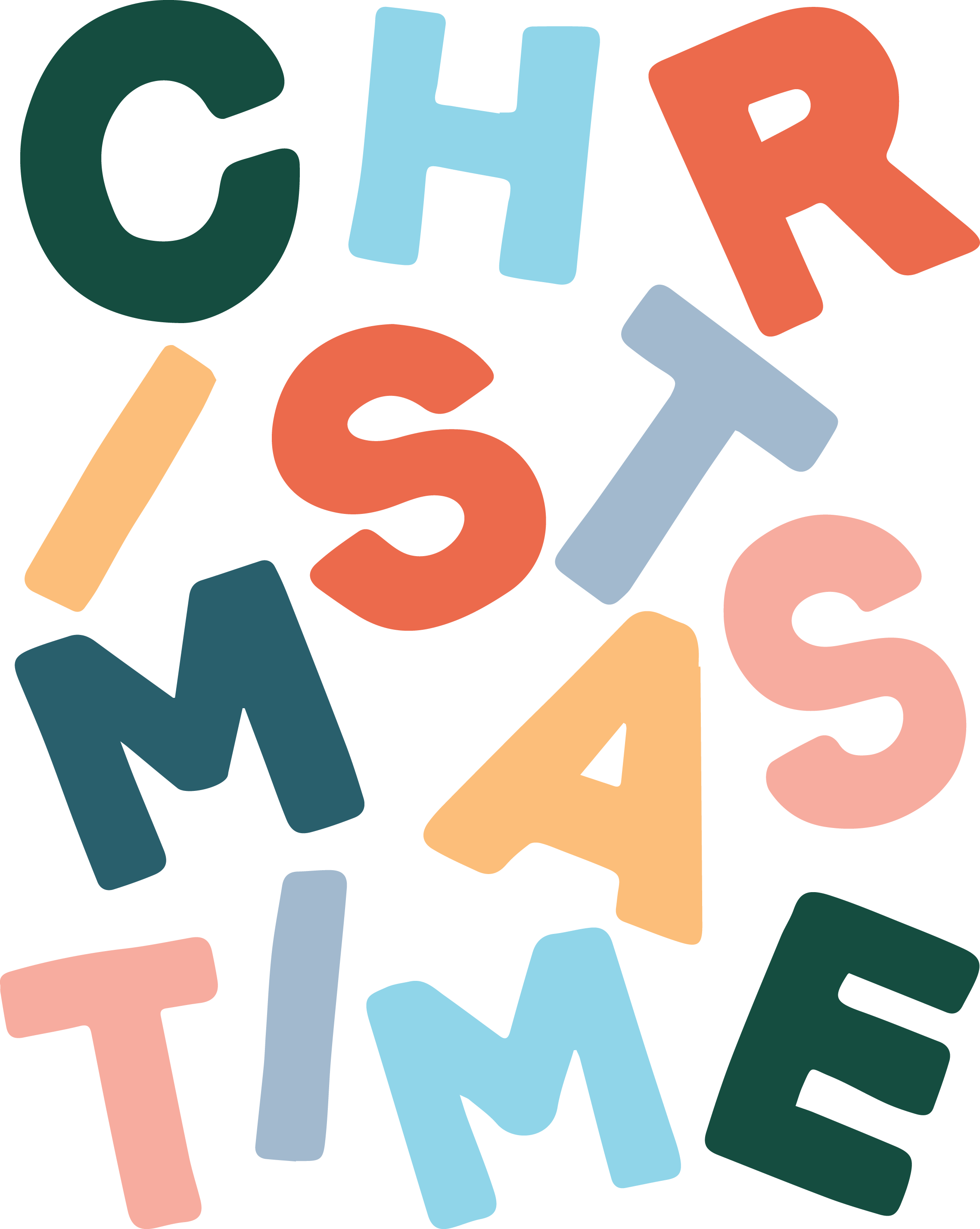 Christmas Time DTF Transfers