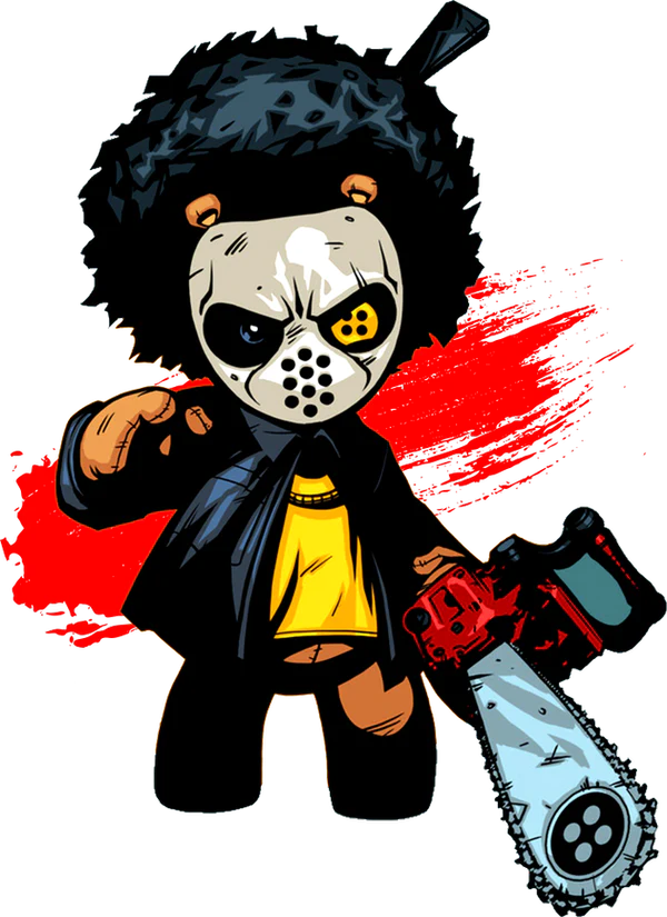 Monster Teddy Bear DTF Transfers