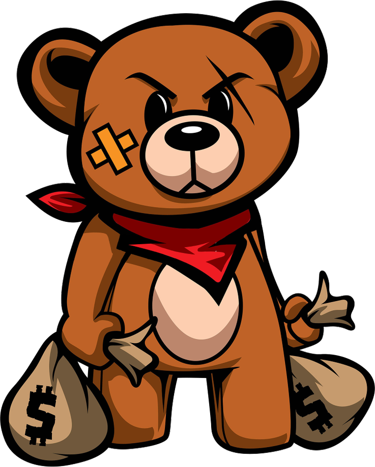 Bad Teddy DTF Transfers