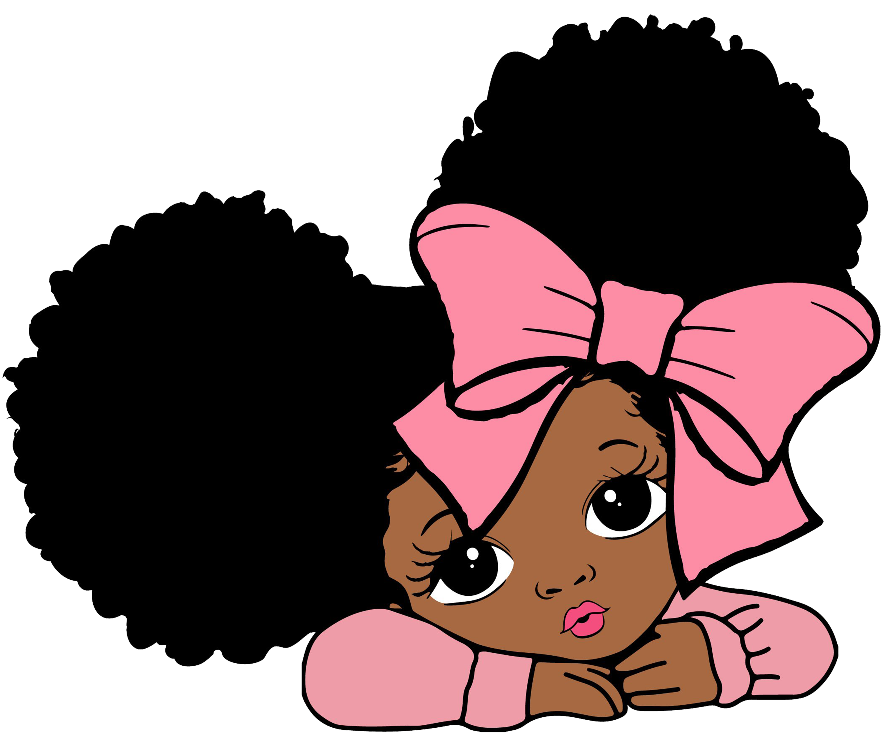 Baby Pink Bow DTF Transfers