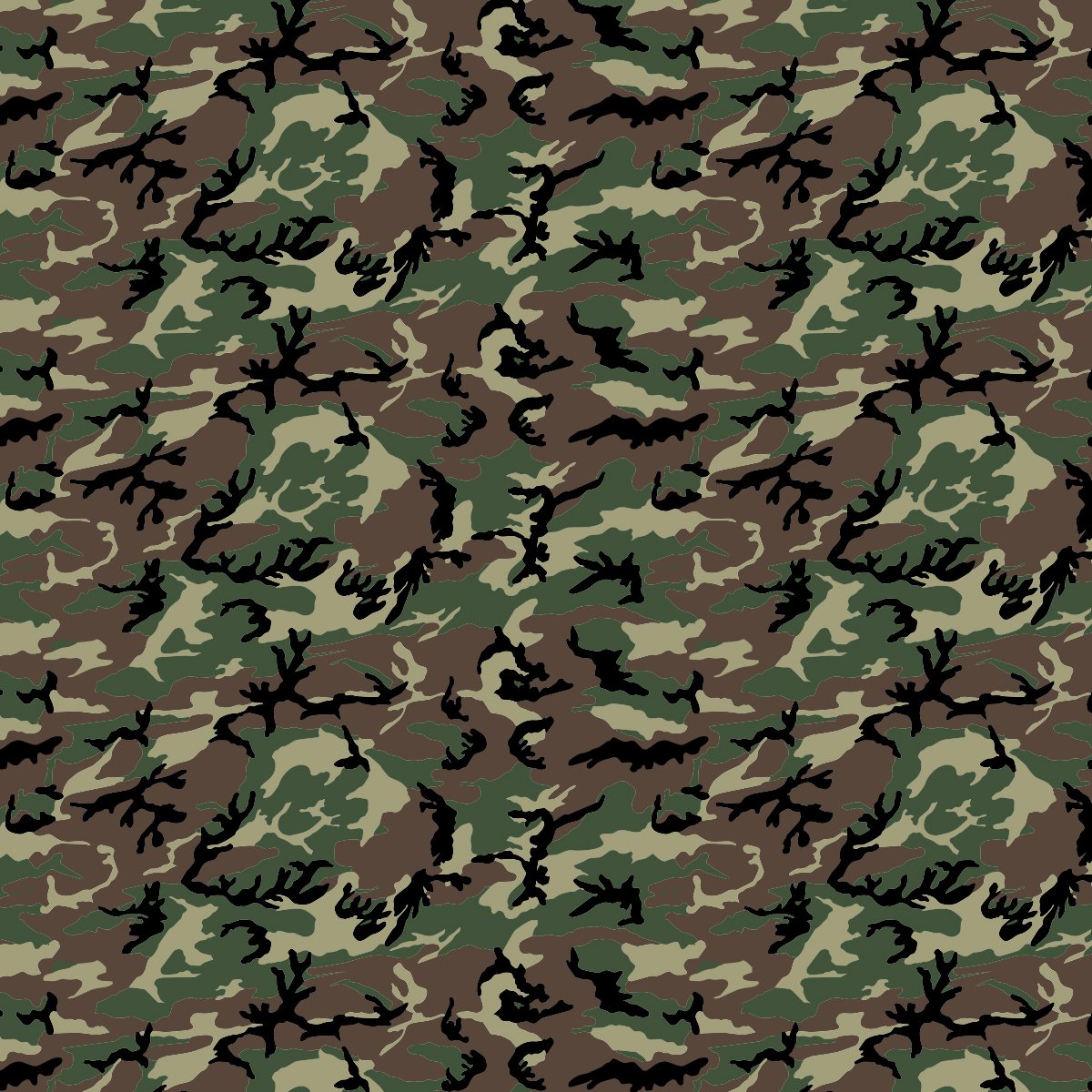 Custom Patterns Camo 18" x 36" Turbo Sheet