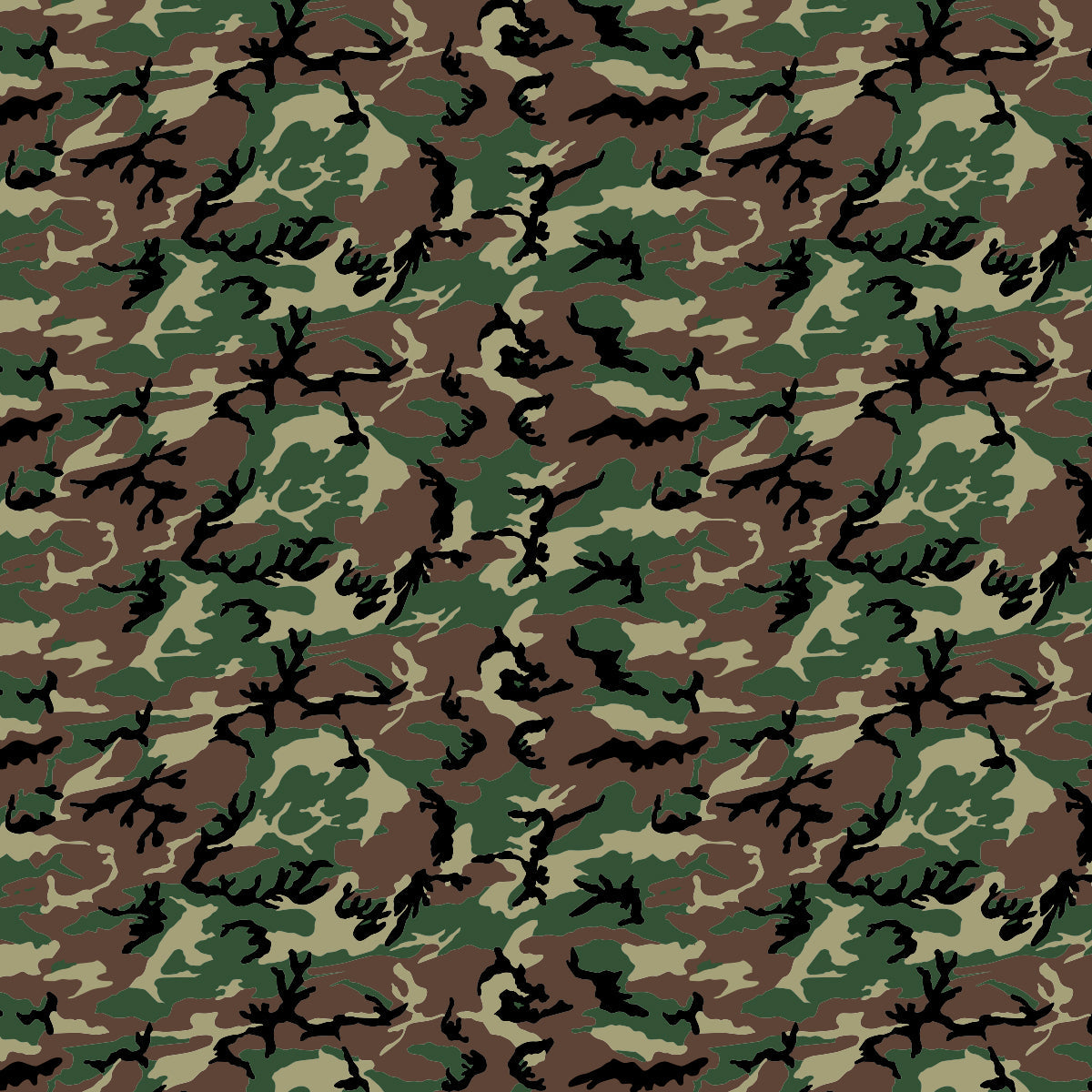 Custom Patterns Camo 12" x 18" HTV Sheet