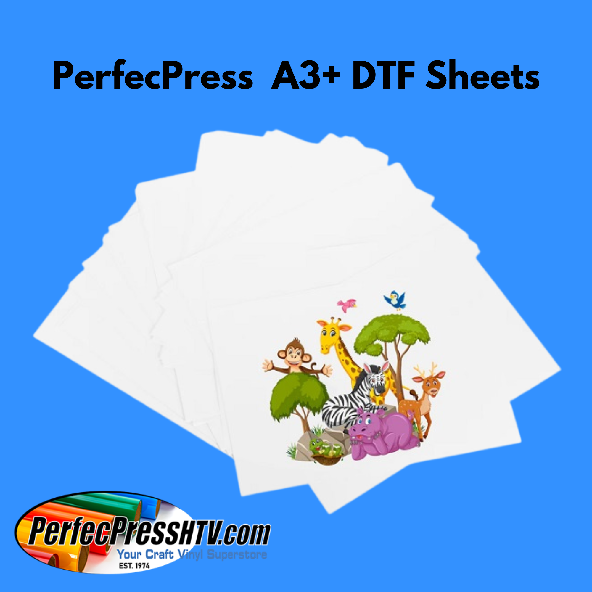 DTF Transfer Film Sheet for Digital Printing - STS Inks