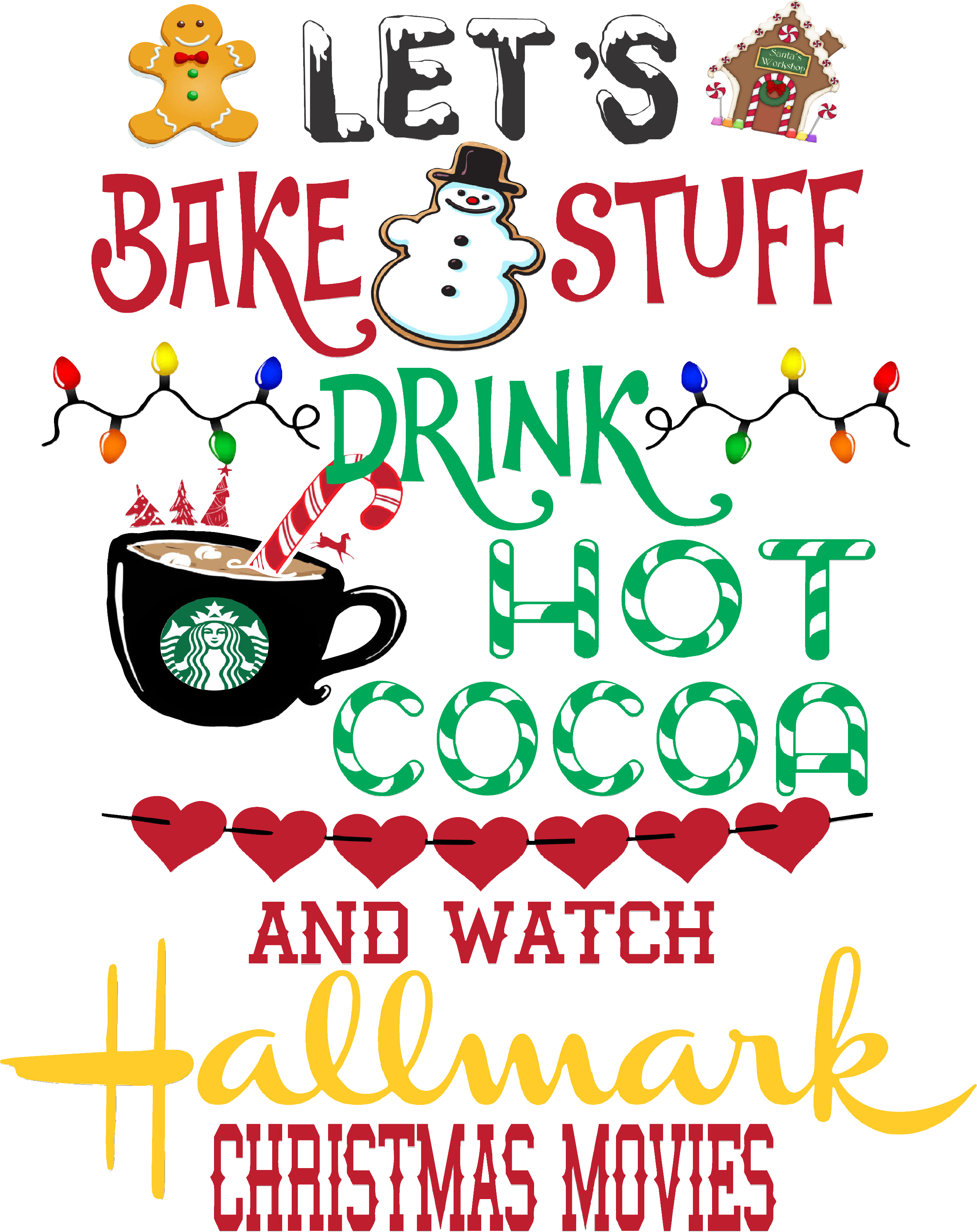 Christmas Vibe DTF Transfers