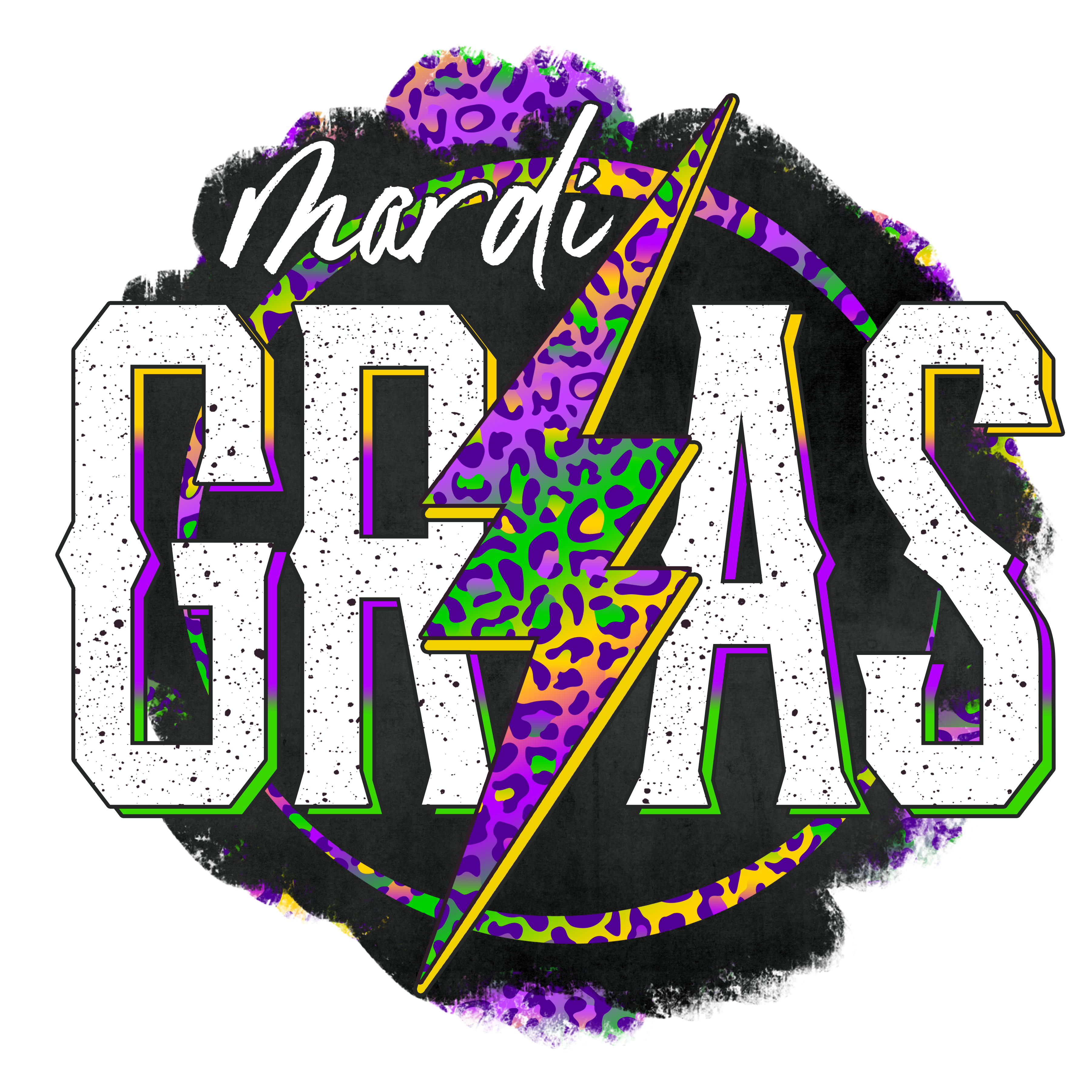 Mardi Gras DTF Transfers