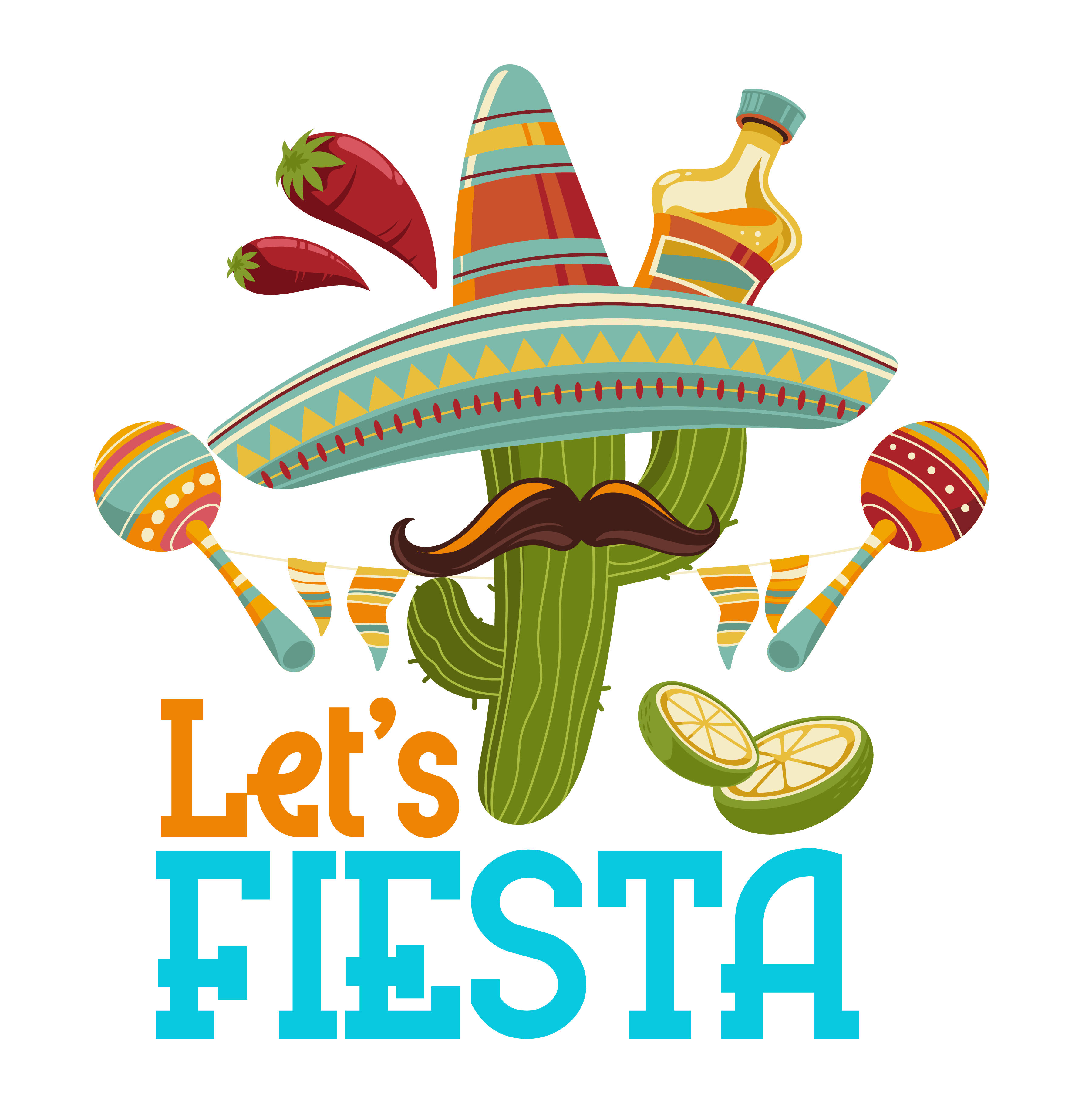 Lets Fiesta DTF Patterns