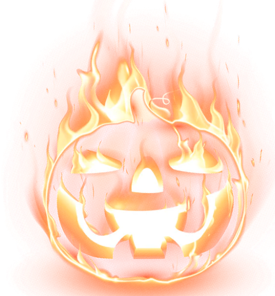 Pumpkin Flame DTF Patterns