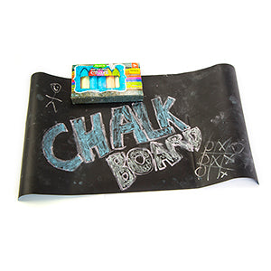 Chalkboard Vinyl, 12x12 Sheet Chalkboard Adhesive Vinyl, Black