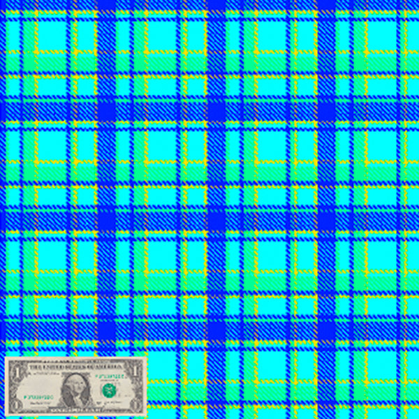 Custom Patterns Plaids 12" x 18" PU T-Shirt Vinyl Sheet