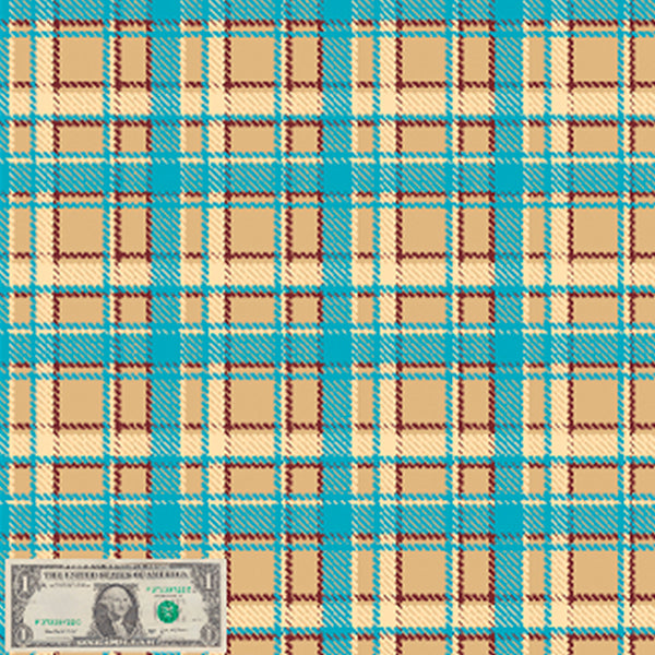 Custom Patterns Plaids 12" x 18" PU T-Shirt Vinyl Sheet