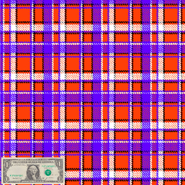 Custom Patterns Plaids 12" x 18" PU T-Shirt Vinyl Sheet
