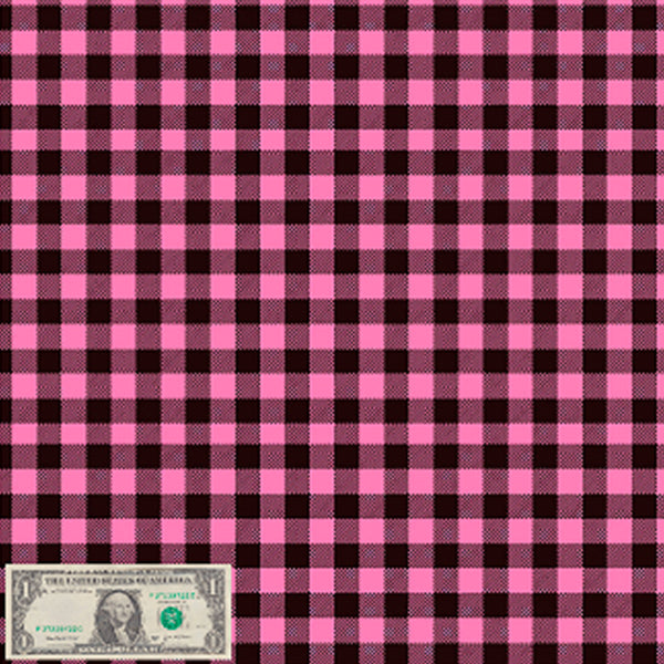 Custom Patterns Plaids 12" x 18" PU T-Shirt Vinyl Sheet