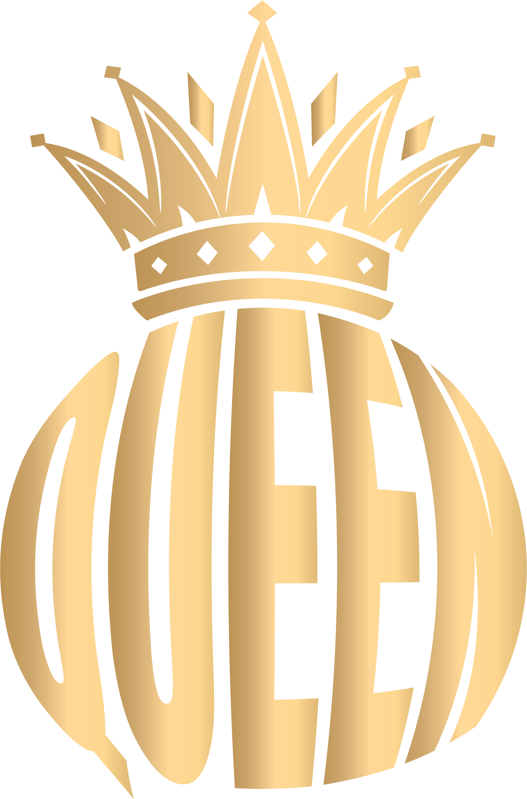 Gold Queen DTF Transfers