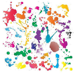 Paint Splatter DTF Transfers