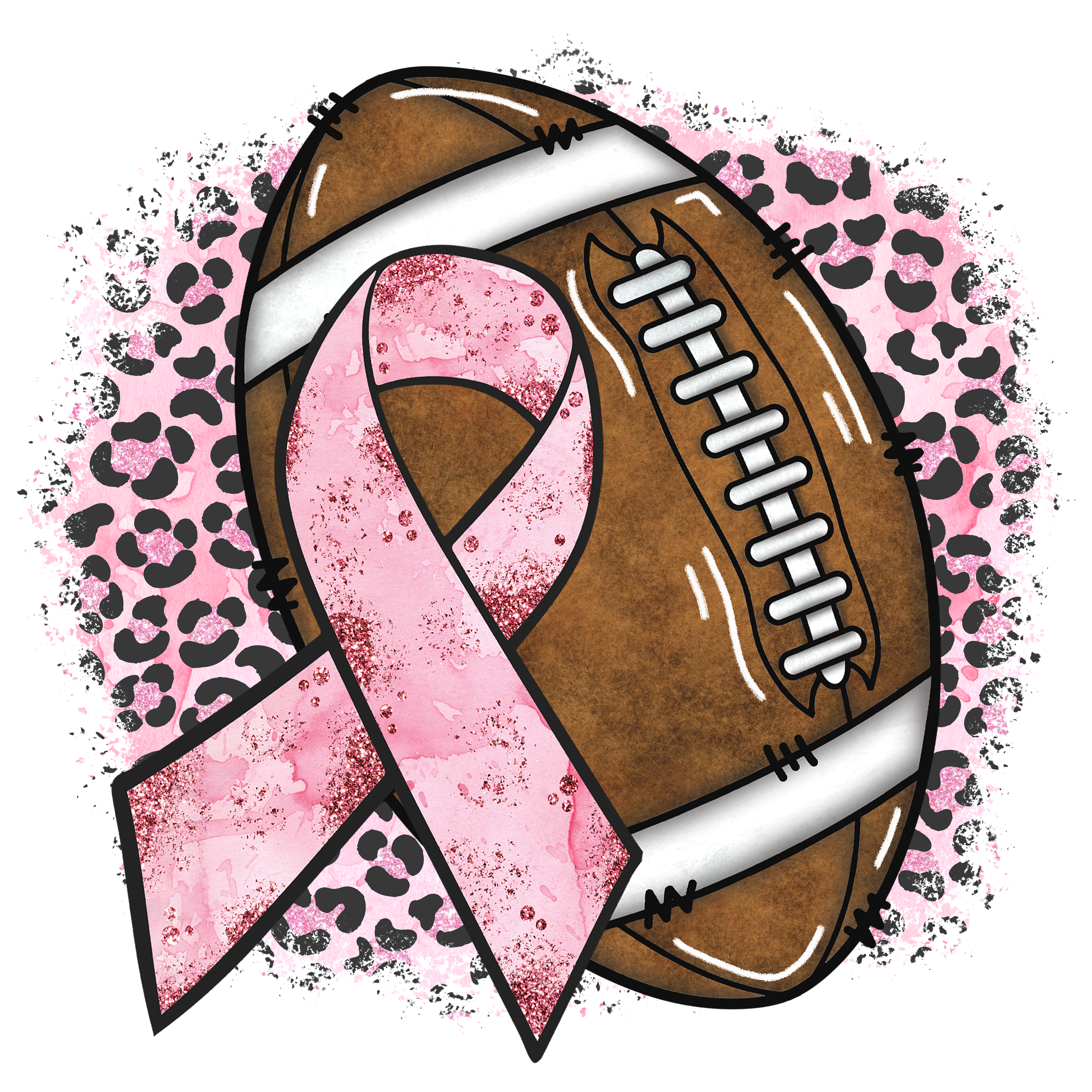 Breast Cancer Football DTF Transfers