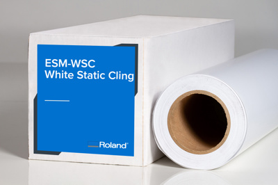 Roland BN Series White Static Cling Vinyl (Drop Ship)