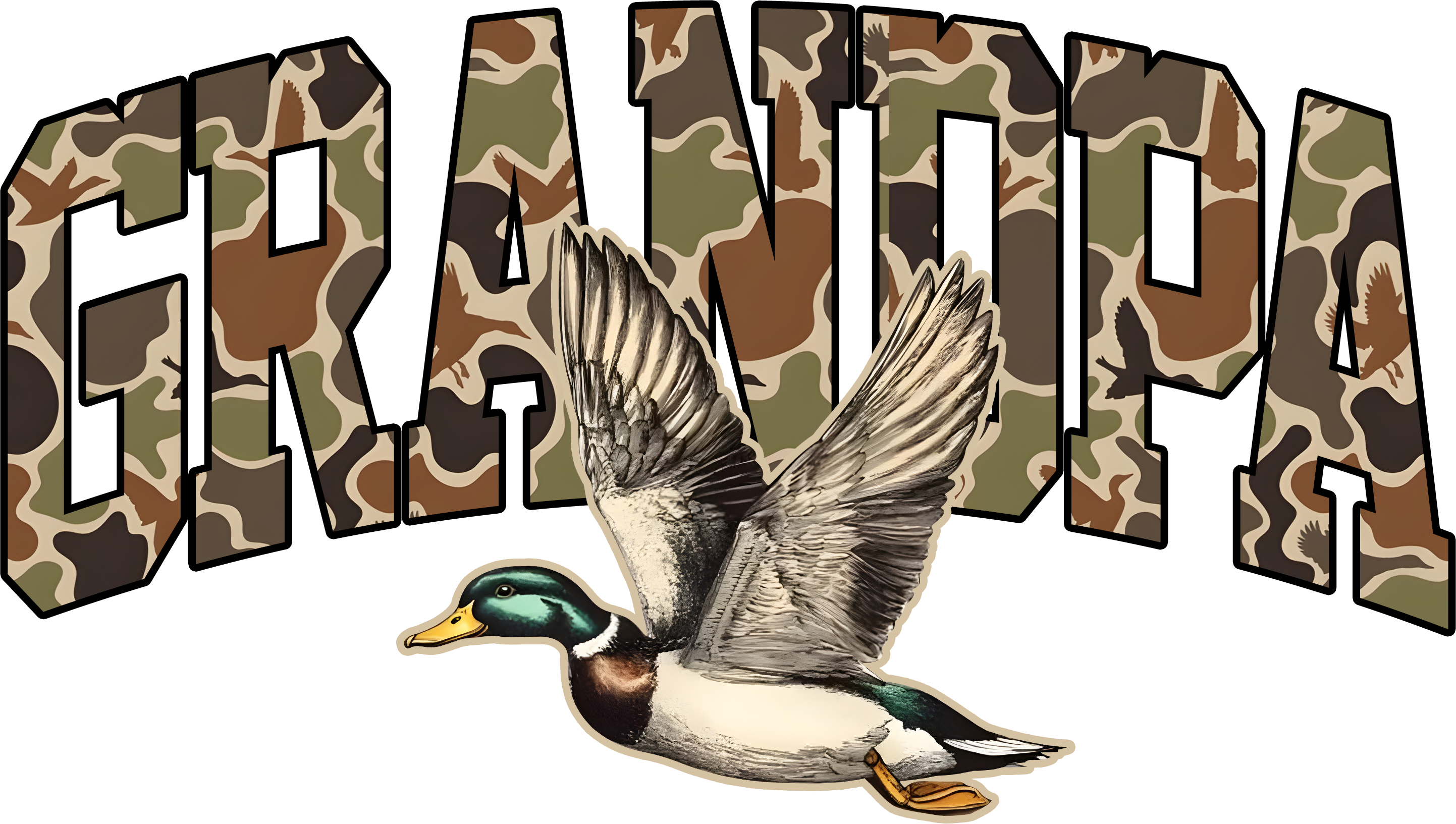 Grandpa Duck DTF