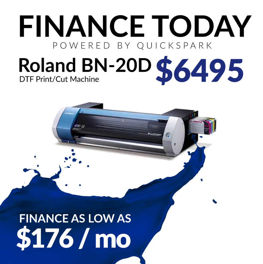 Roland BN-20D DTF Print/Cut Machine- In Stock