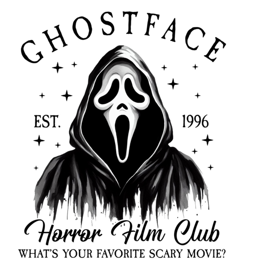 Ghostface DTF Transfer