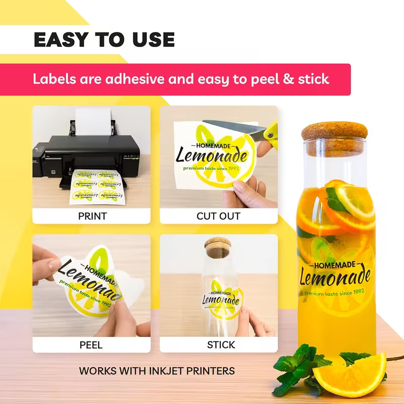 Inkjet Printable Matte/Gloss/Clear/Hologram/Magnetic Permanent Adhesive Vinyl