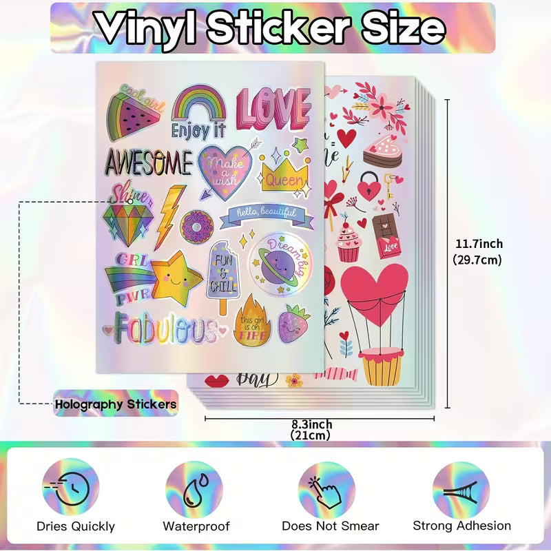 Inkjet Printable Matte/Gloss/Clear/Hologram/Magnetic Permanent Adhesive Vinyl