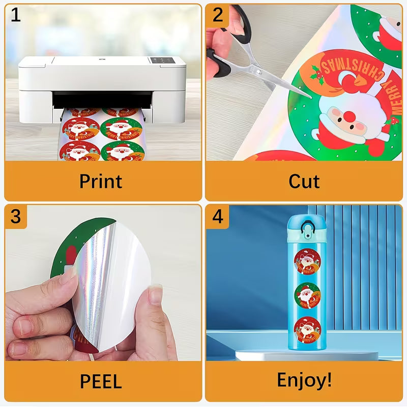 Inkjet Printable Matte/Gloss/Clear/Hologram/Magnetic Permanent Adhesive Vinyl