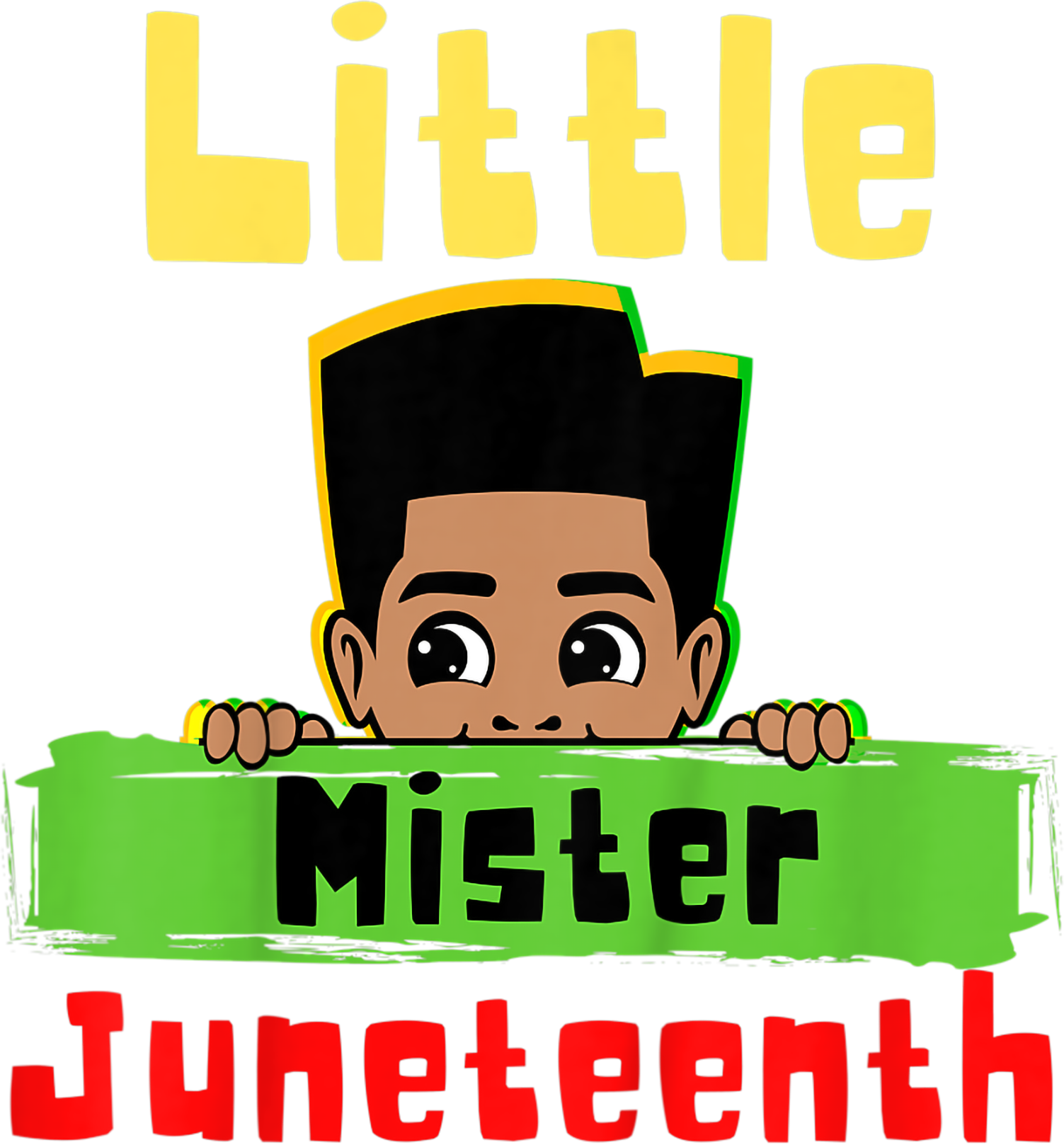 Little Mister Juneteenth DTF Transfers