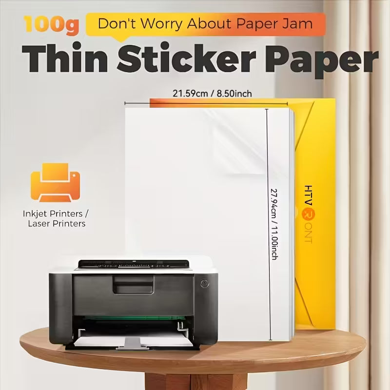 Inkjet Printable Matte/Gloss/Clear/Hologram/Magnetic Permanent Adhesive Vinyl