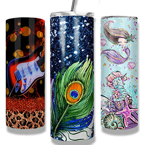 Skinny Sublimation Tumblers and Drinkware