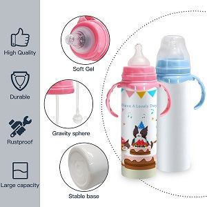 Sublimation 8oz Baby Bottle