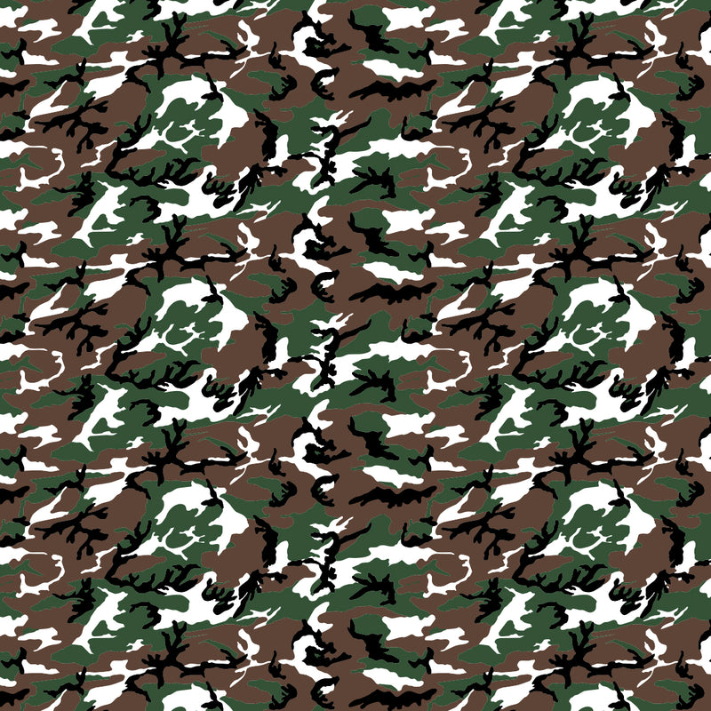 Custom Patterns Camo 12" x 18" Glitter Sheet