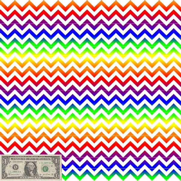 Custom Patterns Chevron 8.5" x 11" Sublimation Sheet