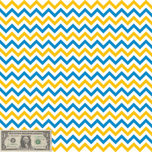 Custom Patterns Chevron 8.5" x 11" Sublimation Sheet