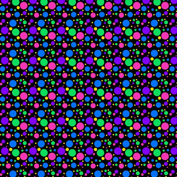 Custom Patterns Dots 18" x 36" Decal Sheet
