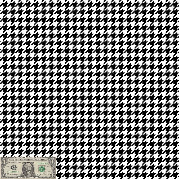 Custom Patterns Houndstooth 12" x 18" Glitter Sheet