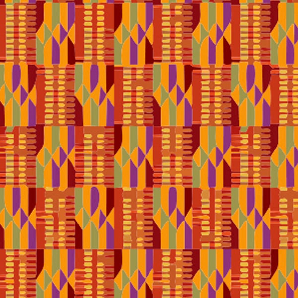 Custom Patterns Kente 12" x 18" Decal Sheet